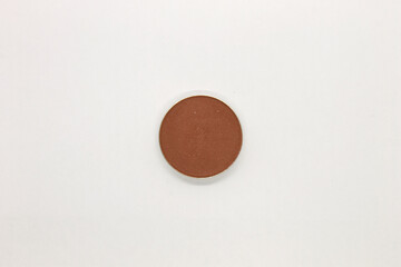 Brown Eyeshadow isolated on a White background