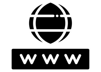 Website Icon Vector flat design style
