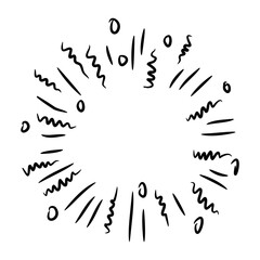 doodle design element, starburst doodle vector illustration ,hand drawn sparkling doodle,water explosion doodle illustration.