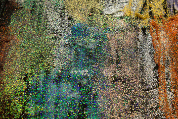 Colorful holographic glitter background