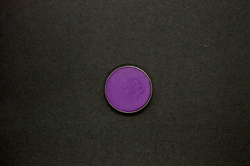 Purple Eyeshadow isolated on a Black background