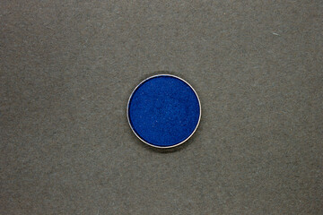 Royal Blue Eyeshadow isolated on a Black background