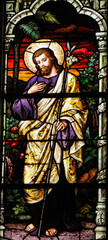 Saint Joseph stain glass window