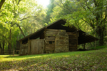 Old building, Boxley Valley Historic district, near Ponca, Ar 