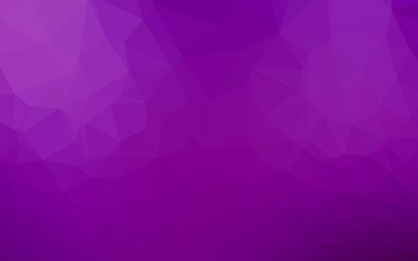 Light Purple vector blurry triangle pattern. A completely new color illustration in a vague style. New texture for your design.