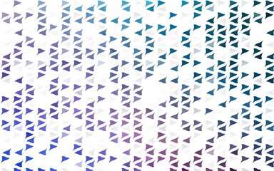 Light Blue, Red vector backdrop with lines, triangles. Abstract gradient illustration with triangles. Template for wallpapers.