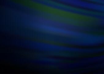 Dark BLUE vector glossy bokeh pattern. A vague abstract illustration with gradient. A new texture for your design.
