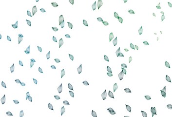 Light Blue, Green vector sketch background.