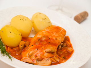 Chicken chasseur