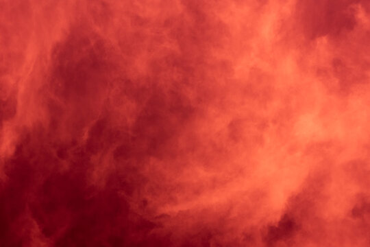 Dark Red Abstract Smoky Background With Light Streaks