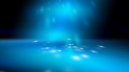 Blue empty room studio gradient used for background and display your product