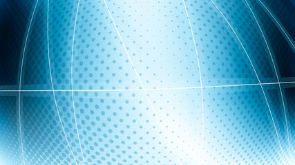 Fototapeta premium Blurred Lights on blue gradient abstract background high light in middle design for presentation. light blue gradient background / blue radial gradient effect wallpaper