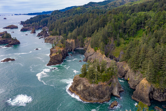 Samuel Boardman scenic corridor near Brookings, Oregon, USA.