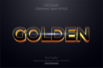 Golden Editable Text Style Effect Premium