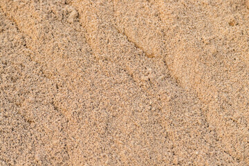 Sand pile for construction