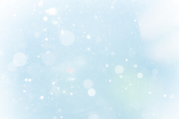 Fantasy Abstract blur blue bokeh of lights colorful sparkle