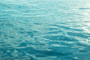 Fototapeta na wymiar Blue water waves