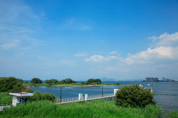 Fototapeta premium 夏の琵琶湖