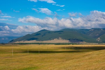 landscape with mountains