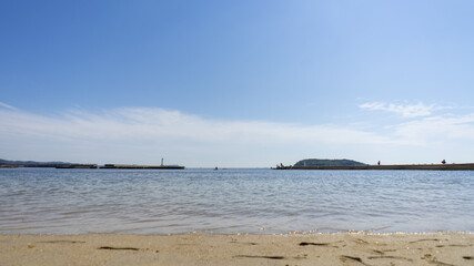 西尾 吉良 海 風景