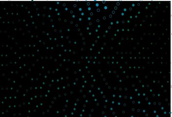 Dark Blue, Green vector template with circles.