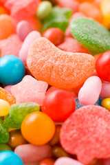 カラフルなお菓子