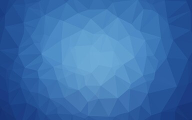 Fototapeta premium Light BLUE vector low poly cover. An elegant bright illustration with gradient. Brand new design for your business.