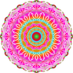 Mandalas for coloring book. Decorative round ornaments. Unusual flower shape. Yoga logos Vector.colored mandala design.