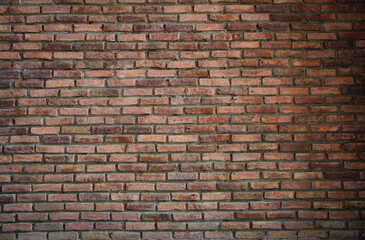 Red brick wall background. stone texture.