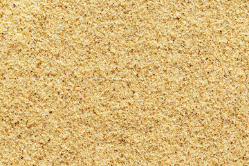 Top view on sand dunes. The texture of sand