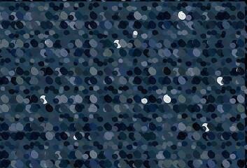 Light BLUE vector background with abstract lines.