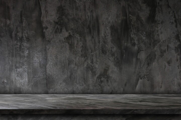 Empty concrete table top. used for display or montage your products