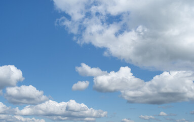 Naklejka na ściany i meble beautiful clouds, blue sky