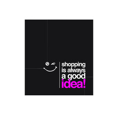 Illustration image about shopping idea