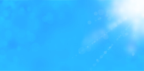 キラキラ光る太陽のイメージの背景イラスト