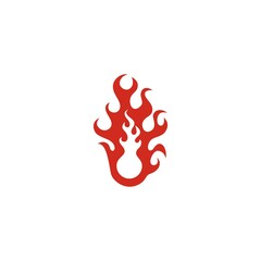 Fire Flame Logo design vector