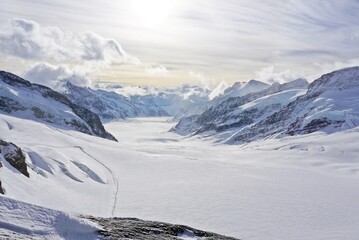 winter mountain landscape