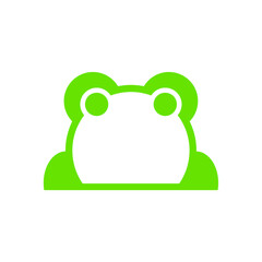 illustration vector graphic of kawaii frog logo or icon