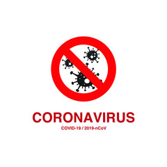 STOP Novel Coronavirus (2019-nCoV). Virus Covid 19-NCP. Coronavirus nCoV denoted is single-stranded RNA virus