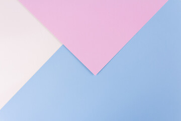 background of white pink and blue paper
