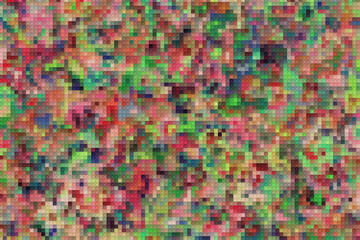 Fototapeta premium Colorful geometric pattern with different shapes