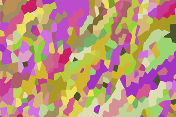 Polygonal background with different geometric figures. Template for your design, banner, flyer, business card, poster, wallpaper, brochure