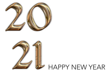 Happy new year 2021 con sfondo