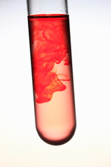 試験管とインク