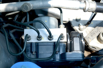 Detail of engine car