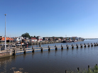 Fototapeta na wymiar Harbor of Zoutkamp