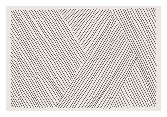 Selbstklebende Fototapete Minimalistische Kunst Trendige abstrakte ästhetische kreative minimalistische künstlerische handgezeichnete Komposition