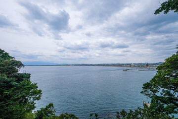 神奈川県江ノ島からの景色