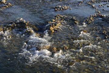 water and rocks