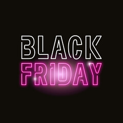 Black Friday Neon logo  black friday